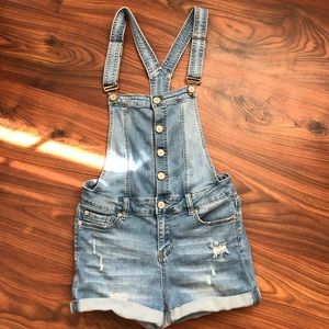 Denim overalls